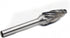 Carbide Burr - SF5-NF Aluma-Cut Rotary Burr Bits File for Aluminum, 1/4 Inch Shank, 1/2 Inch Head Diameter, 1 pcs
