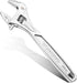 WORKPRO Adjustable Wrench, 8-inch Heavy Duty Spanner with Inch/Metric Scale, Chrome Plated Cr-V Steel
