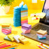 PerKoop 48 Pads, 4800 Sheets Mini Lined Sticky Notes, 1.5 x 2 Inch Bright Assorted Color Self Adhesive Memo Pads