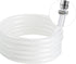 1’’ ID × 1-19/64" OD - 10 ft Clear Braided Hose, High Pressure Flexible PVC Tube for Water Air Oil Transfer, BPA Free