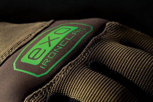 Ironclad EXO2-PGG-04-L Project Grip Gloves, Large, Brown & Green