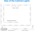 10FT 6000K Dimmer 60 LPHUMEX Flexible Jewelry Showcase Lighting, Bright White Display Case LED Lights, with Switch
