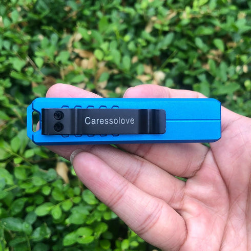 10PCS #23 Caressolove Automatic Utility Knife, Safety Black Box Cutter Retractable, EDC Push Button Knife, Exacto
