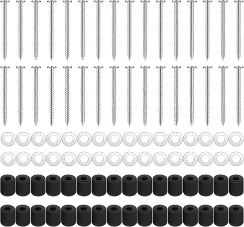 Eagles Pegboard Mounting Kit, 32 Spacers, Screws, and Steel Washers for 1/8 Inch and 1/4 Inch Pegboard