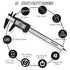 Electronic Digital Calipers, LCD Measuring Tool with Inch and Millimeter Conversion, Suitable for DIY/Jewelry