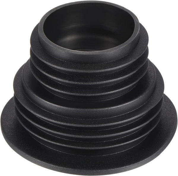 MECCANIXITY Drain Pipe Seal Hose Silicone Plug, Black Sewer Sealing Ring Connector for Kitchen Bathroom