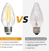 BRIMAX F15 8W LED Porch Light Bulb, E26 Medium Base, Dimmable 2700K Warm White, 4 Pack