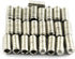 RuiLing 25PCS 1/4-20x1/2" Hexagon Hex Socket Set Screws, 304 Stainless Steel Full Thread Cup Point Grub Screws