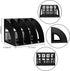 SAYEEC File Holder Storage Folder, 4 Compartment Standing Desktop Organizer for Office School Supplies