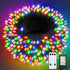 300 LED String Lights Outdoor, 100FT Multicolor Christmas Lights for Outside with