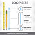 Fecal Loops for Large Animals, Stool Sample Collection Kit for Dogs, Goats, Sheep, Reusable Double End Loop
