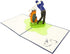 Golf 3D Pop Up Greeting Card for All Occasions - Love, Birthday, Retirement, Thank You, Get Well, Fathers, Mothers Day
