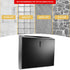 COHEALI Wall-Mounted Stainless Steel Bathroom Tissue Holder with Capacity Storage Rack Adhesive Toilet Dispenser Easy