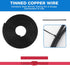 24/2 Gauge Electrical Wire, 2 Conductor Extension Cable, 25 Foot UL2464 Tinned Copper Wire for LED Lamps