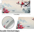 XXL Large Gaming Mouse Pad, Sakura Cherry Blossom Extended Desk Pad, Non-Slip Rubber Base 35.4x15.7in