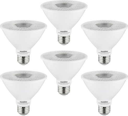 Sunlite LED PAR30 Short Neck Flood Light Bulb, 9 Watt, (75W Equivalent),
