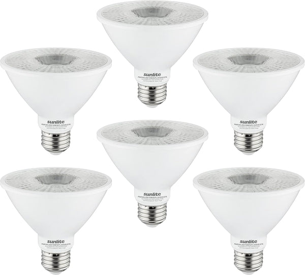 Sunlite LED PAR30 Short Neck Flood Light Bulb, 9 Watt, (75W Equivalent),
