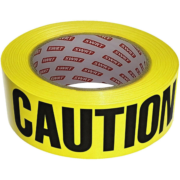 SWRT 1 Roll Premium Yellow Caution Tape, 3 Inch x 1000FT Bright