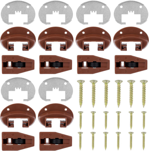 6 Sets Drawer Guide Kit for Kenlin Rite-Trak II, Enhanced Commercial Slide-in Drawer Slides Repair Kit