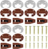 6 Sets Drawer Guide Kit for Kenlin Rite-Trak II, Enhanced Commercial Slide-in Drawer Slides Repair Kit