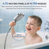 ENRUNEST Handheld,8 Nozzles,Built-in Pets,59 304 High Pressure Shower Head with Modes,Heat-Resistant Premium ABS