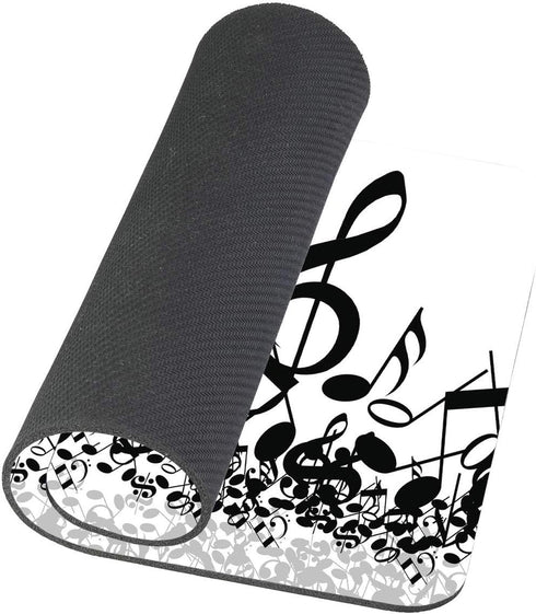 Musical Notes Mousepad, Funny & Cute Desk Accessory, 9.5 X 7.9 Inch Size