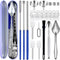 16 Pcs Versatile Capsule Filling Tool Kit for Gel Capsules, Pill Filling Tools with Micro Funnel and Lab Scoops