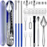 16 Pcs Versatile Capsule Filling Tool Kit for Gel Capsules, Pill Filling Tools with Micro Funnel and Lab Scoops