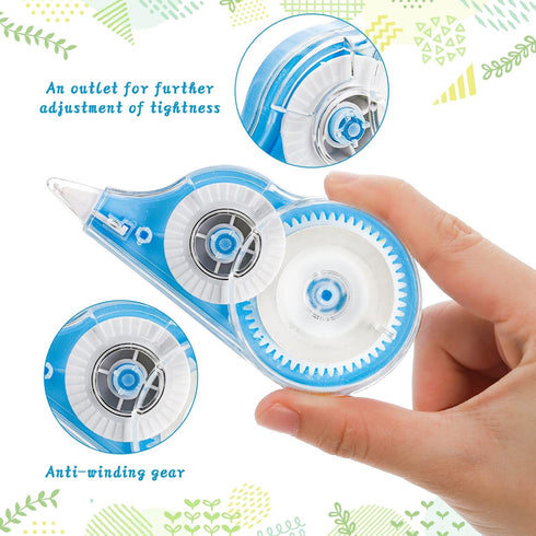 Nicunom 36 Pack Correction Tape, 39 Feet White Out Correction Tape with Easy to Use Applicator for Instant Corrections,