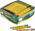 Ticonderoga Golf Pencils with Erasers - #2 HB Lead, Yellow, Pack of 72