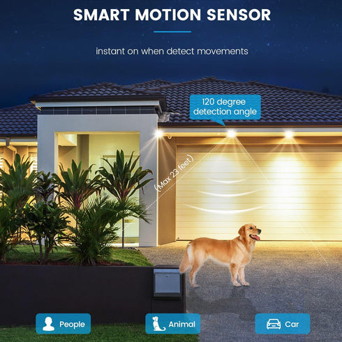 Bulbs, 100W Bulb, 2700K E26 A19 Bulb, 2 Pack Motion Sensor Light Equivalent Motion Activated Security Light Warm White