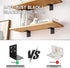 4 4"x4"x3" 90 PCS Heavy Duty Steel Corner Brackets, Degree L Right Angle Bracket, DIY L Shelf Brackets, Metal Joint
