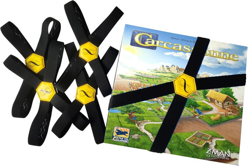 Yrsssa Organizer(2pcs) Board Game Box Elastic Bands - Keep Your Board Games, Tabletop Games, RPGs,Card Games & Other