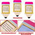 Teacher Appreciation Pencil Sticky Note Dispensers, 3Pcs Wooden Organizers for Home Office Back to School Party