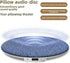 30 60 90 Jiawu Bluetooth Sleep Pillow Speaker, Wireless Under Pillow Speaker with White Noise Timer and Stereo Bass