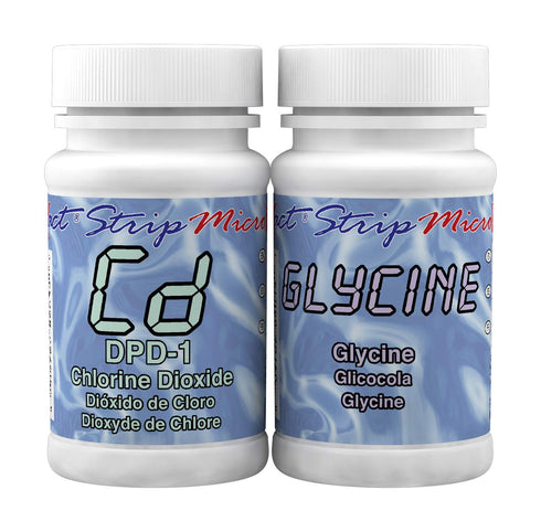 Industrial Test Systems eXact 486633 Micro Chlorine Dioxide Strips, 0-12 ppm Detection Range, Bottle of 100