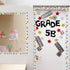 Christmas Bulletin Board Borders - Light Bulb Paper Trim Die-Cut Strip for Winter Classroom Wall Decorations