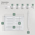 Vent Systems 10" x 7.5" Inch White Air Vent Cover, Metal Air Return Grill with Mesh