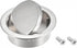 uxcell Finger Flush Pull Handle, Outer Dia. 42mm/1.65", Brushed Silver with Screw for Easy Installation