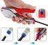 RG6 RG59 Coax Cable Compression Crimper Tool Kit, with 10 pcs Coaxial Compression Fittings