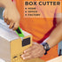 Jetmore 2 Pack Box Cutter Utility Knife with Extra 10 SK5 Blades & Anti-slip Rubber Handle, Box Cutter Retractable, Portable Box Opener Razor Knife for Home Office Construction by Jetmore