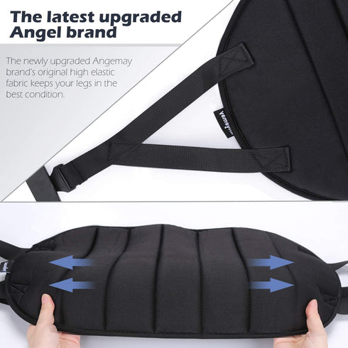 Upgraded Airplane Foot Rest (Premium Memory Foam) - Thickened Super-Size Foot Hammock for Long Flight Travel Essentials