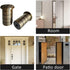 Floor Hole Dust-Proof Cover, 2 Pcs Safety Sliding Lock Inserts for Door Bolt Accessories