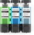 3-Chamber Wall Mounted Shampoo and Conditioner Dispenser - 300ML Each, Easy Refill, No Drip for Bathroom