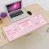 Pink Game Strawberry Milk Gaming Mouse Pad XL, Large Extended Mousepad Desk Pad, Long Nonslip Rubber Mice Mats,