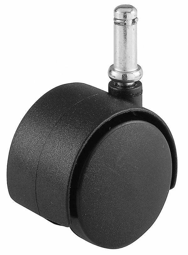 Shepherd Hardware 9741 2-Inch Office Chair Caster, Twin Wheel, 7/16-Inch Stem Diameter