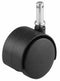 Shepherd Hardware 9741 2-Inch Office Chair Caster, Twin Wheel, 7/16-Inch Stem Diameter