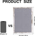 Gray Felt Bulletin Board, Decorative Hanging Boards with White Rustic Wood Frame, Vision Board for Office Home
