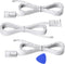 EMITEVER LED Strip Light Connector, 3 Packs, Tape Light Extension Connector for 8mm Width LED Strips