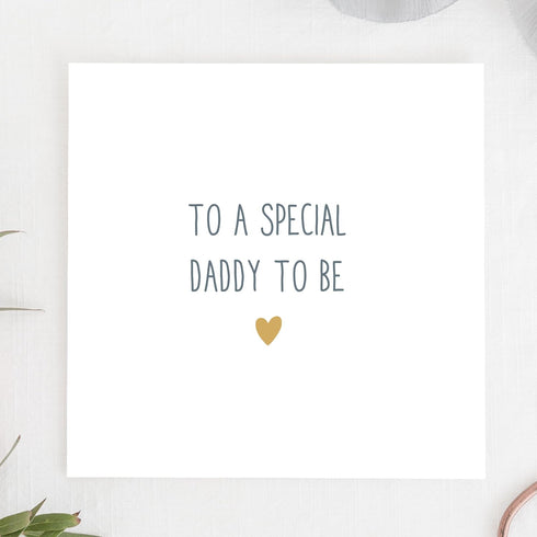 TEEMI -To a Special Daddy To Be Fathers Day Card Dad To Be Birthday Daddy Soon to Be Dad From the Bump Gift Card